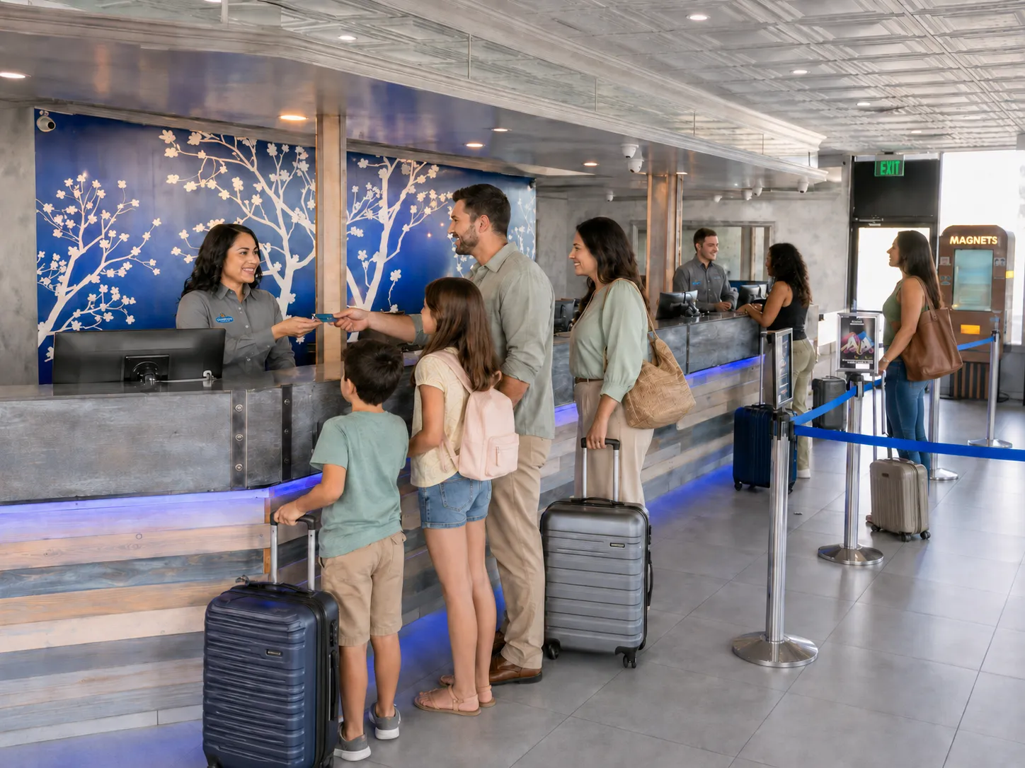 A front desk that speaks your language